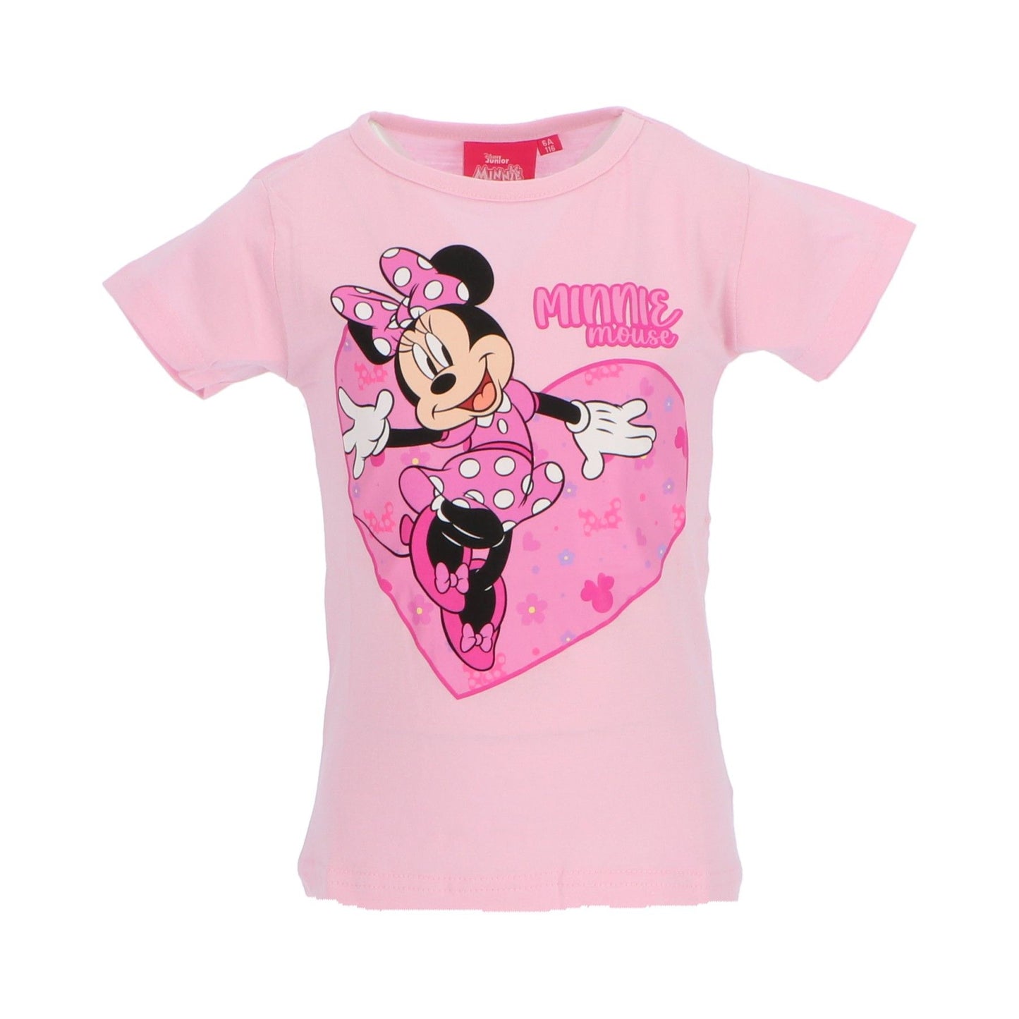 Disney Minnie Mouse Kinder T-Shirt mit Aufdruck aus Baumwolle kurzarm