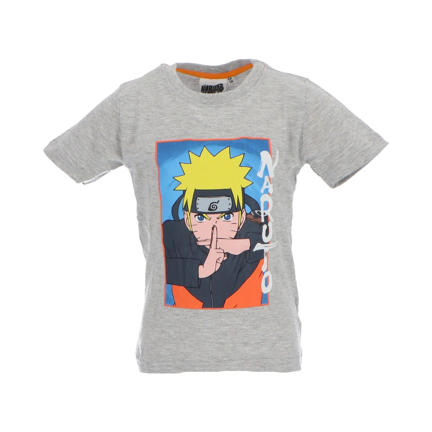 Naruto T-Shirt für Kinder aus weicher Baumwolle mit Motiv kurzarm