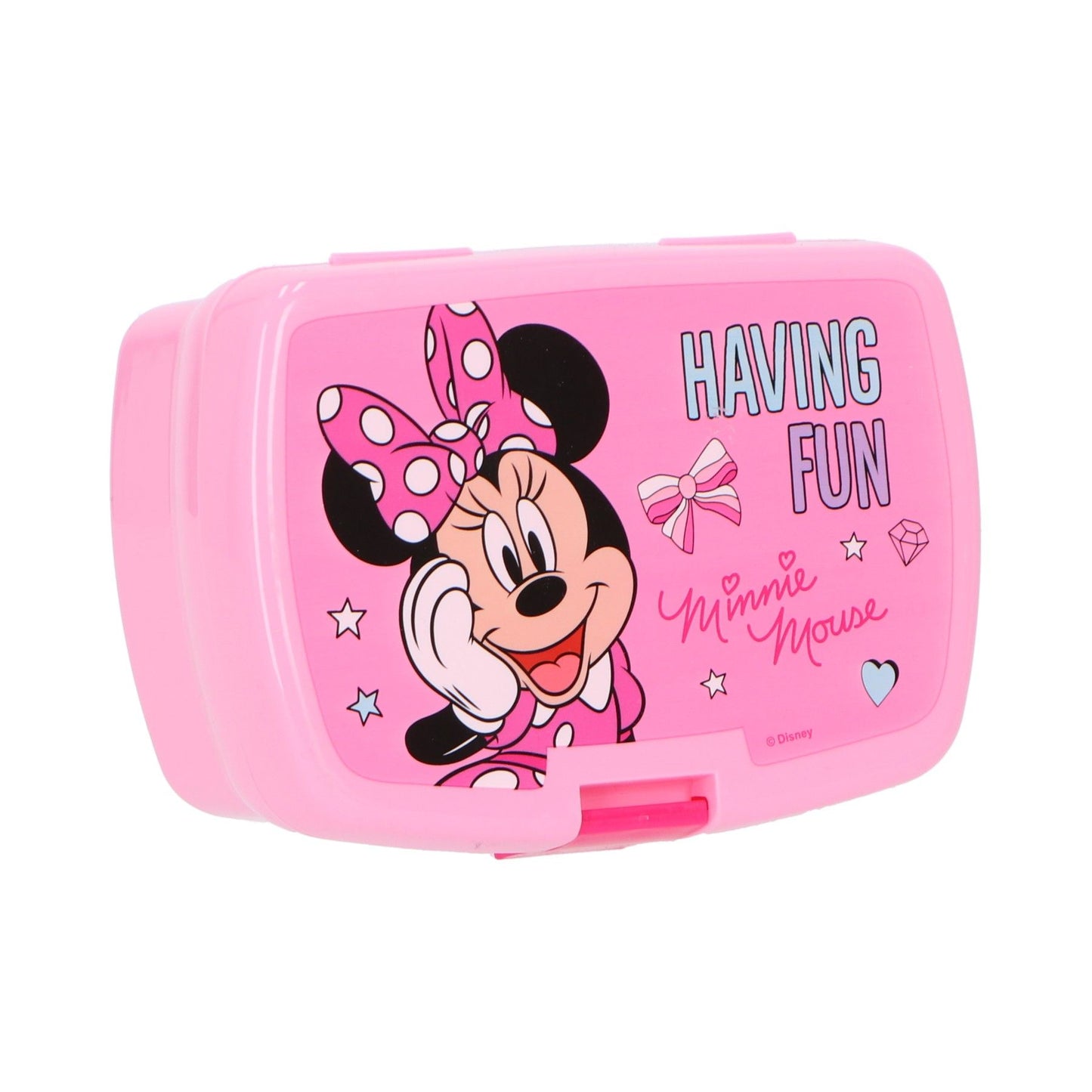 Disney Minnie Mouse Lunchpaket mit Lunchbox und 400 ml Trinkflasche für Kinder