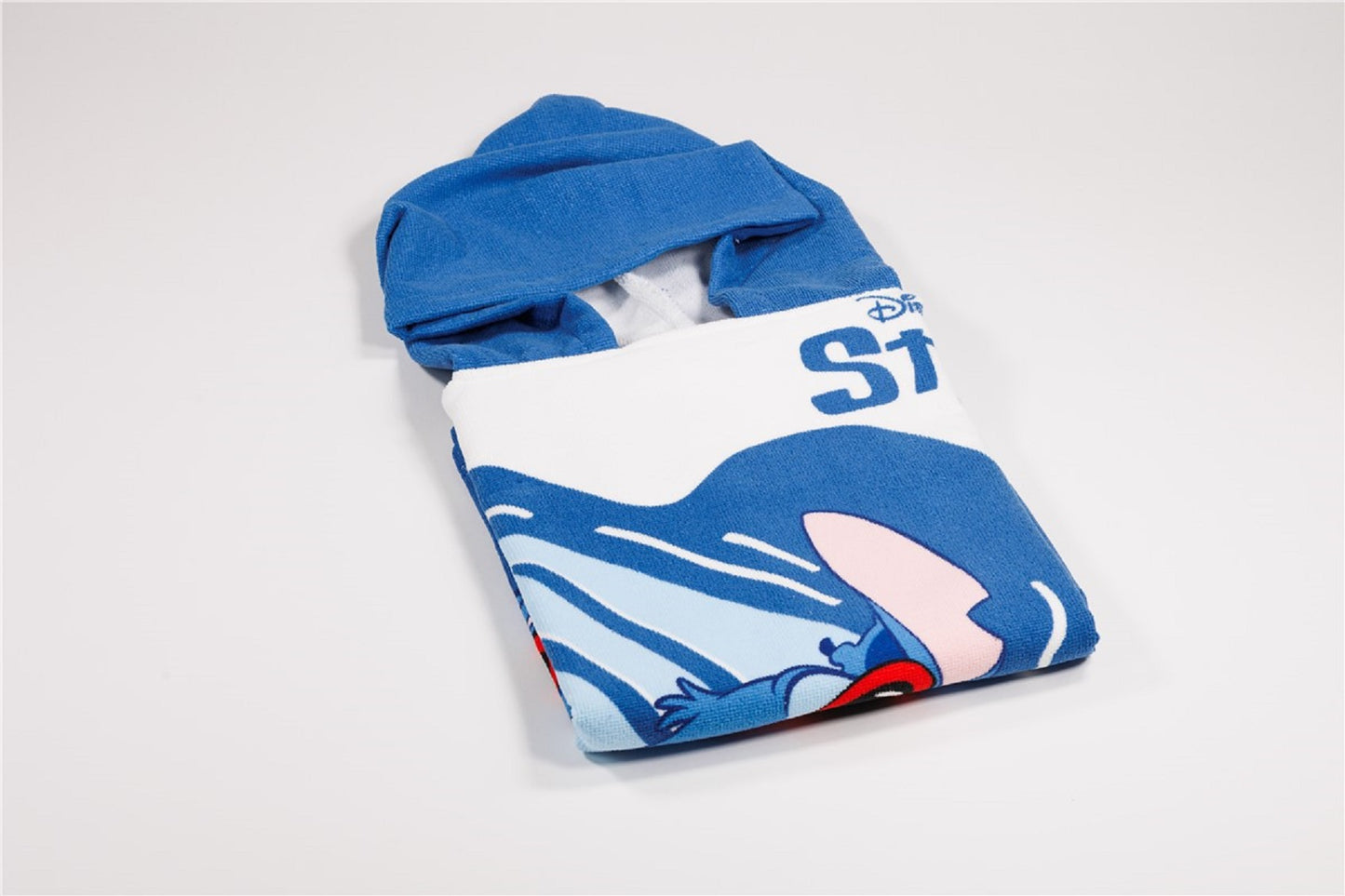 Lilo & Stitch Kinder Badeponcho – Kapuzenhandtuch aus Polyester 55 x 110 cm