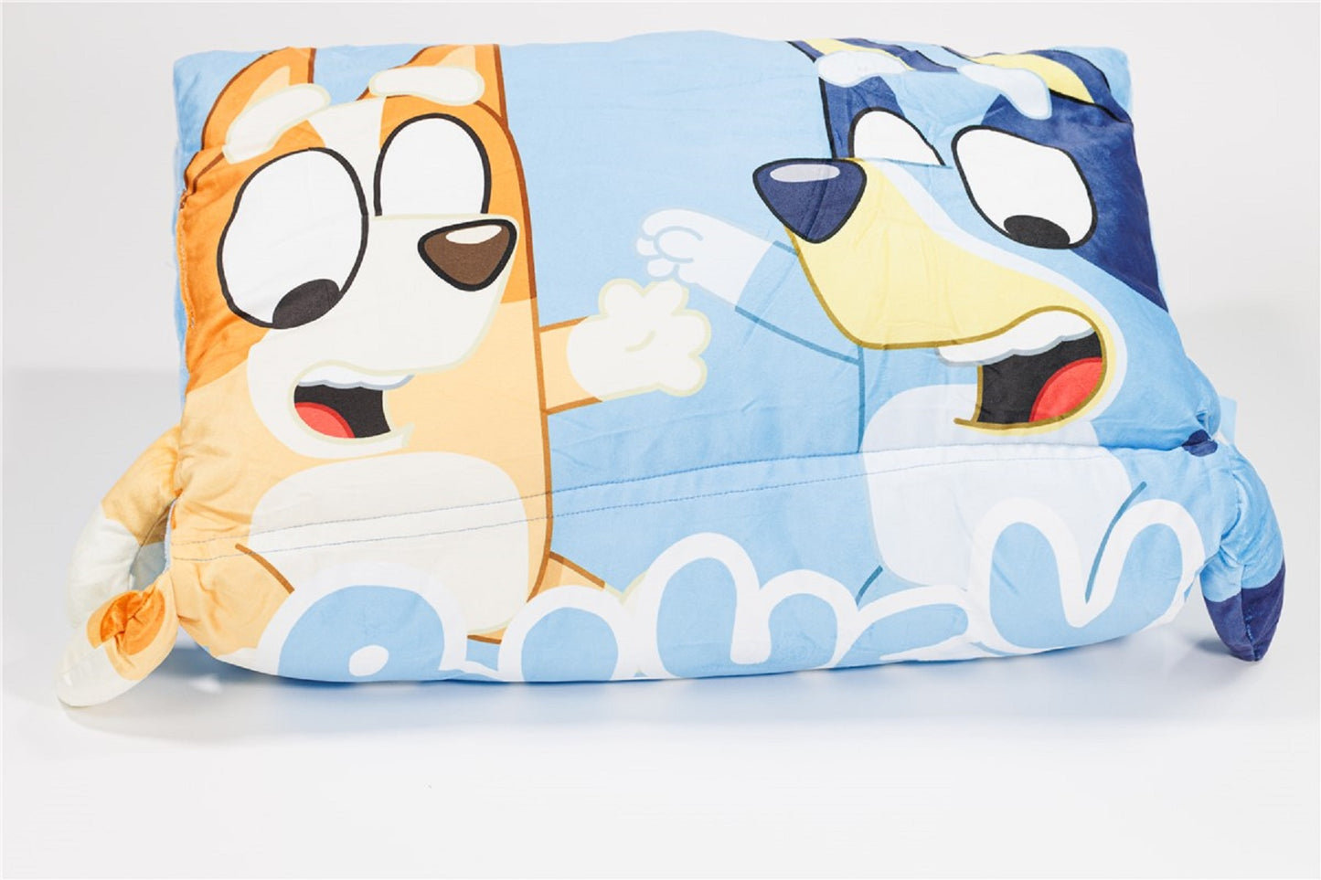 Bluey Nickerchenmatte für Kinder aus Velboa-Stoff – 58x137 cm mit integriertem Kissen