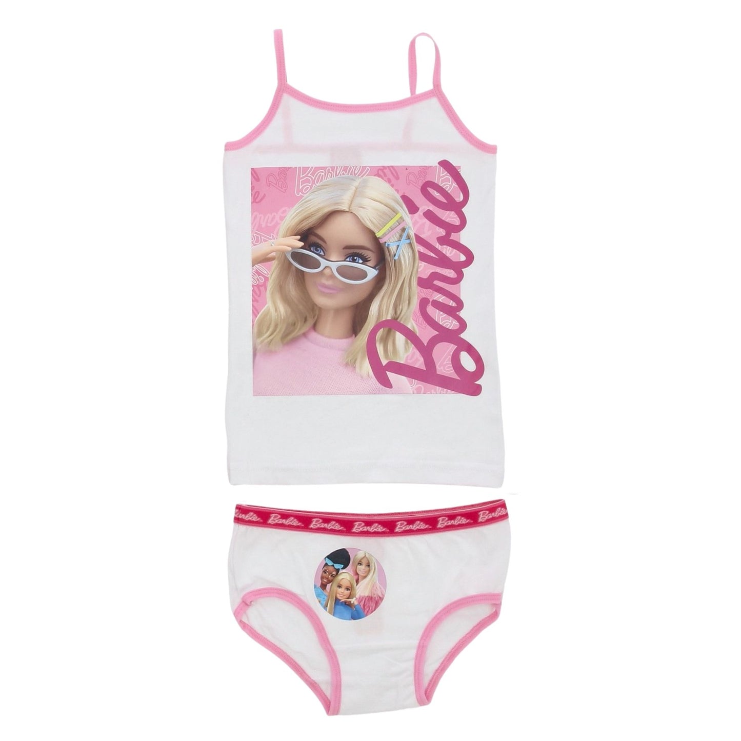 Barbie Unterwäsche-Set für Mädchen – Unterhemd & Slip aus Baumwolle