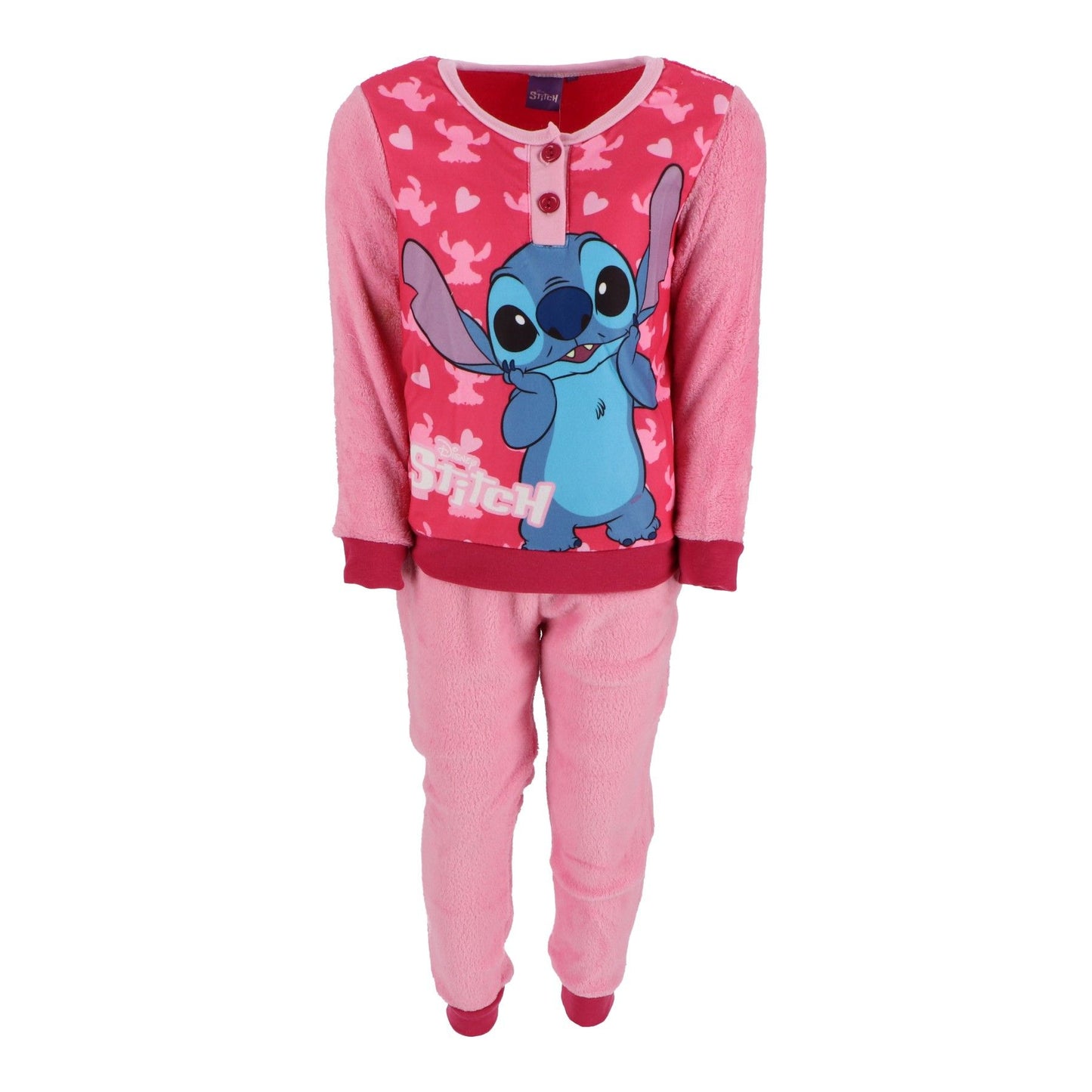 Lilo & Stitch Kinderpyjama – Kuscheliger Schlafanzug aus Korallen-Fleece