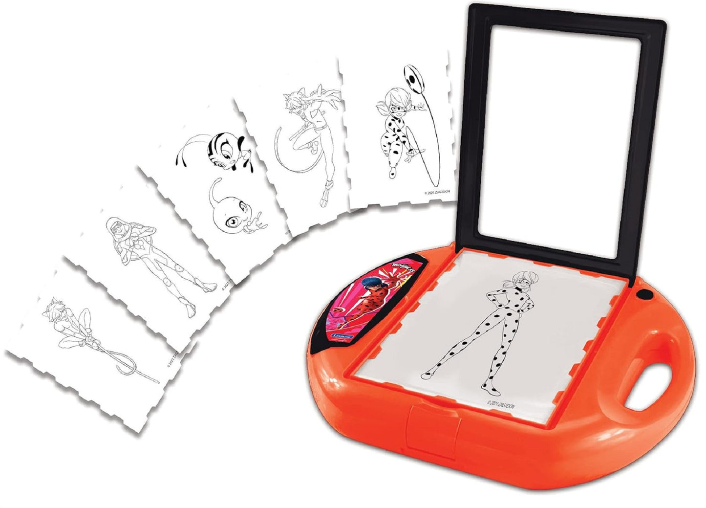 Miraculous Ladybug Zeichnungsprojektor mit Schablonen und Stempeln