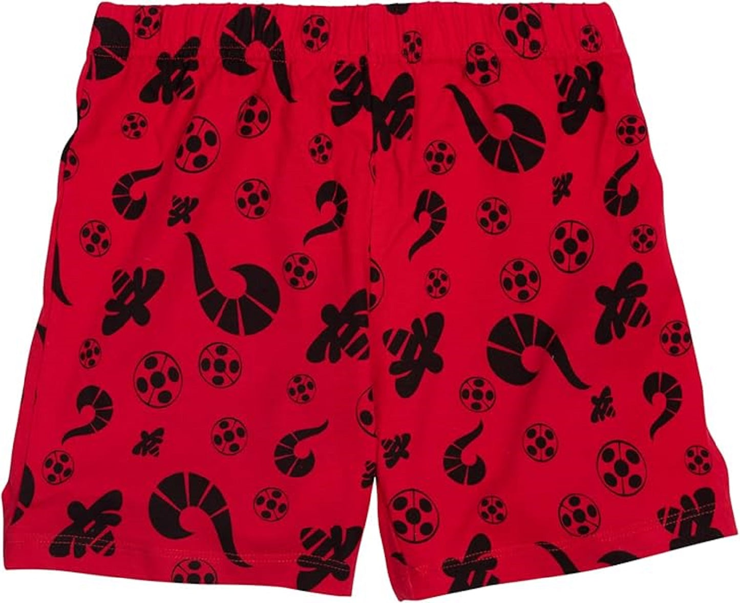 Miraculous Ladybug Schlafanzug – Baumwolle Pyjama mit Kurzarm Shirt und Shorts