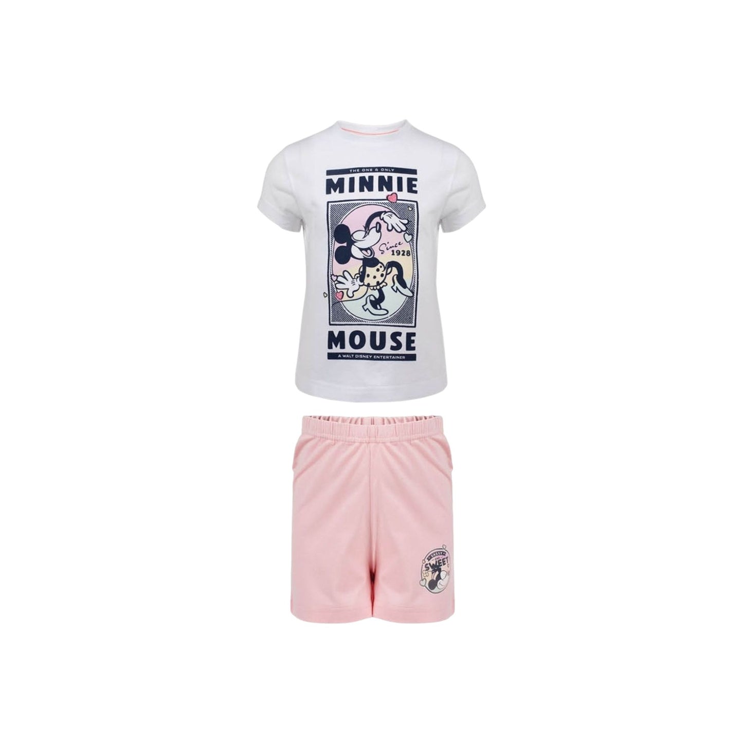 Disney Shortama aus Baumwolle Pyjama – Kurzer Schlafanzug für Kinder