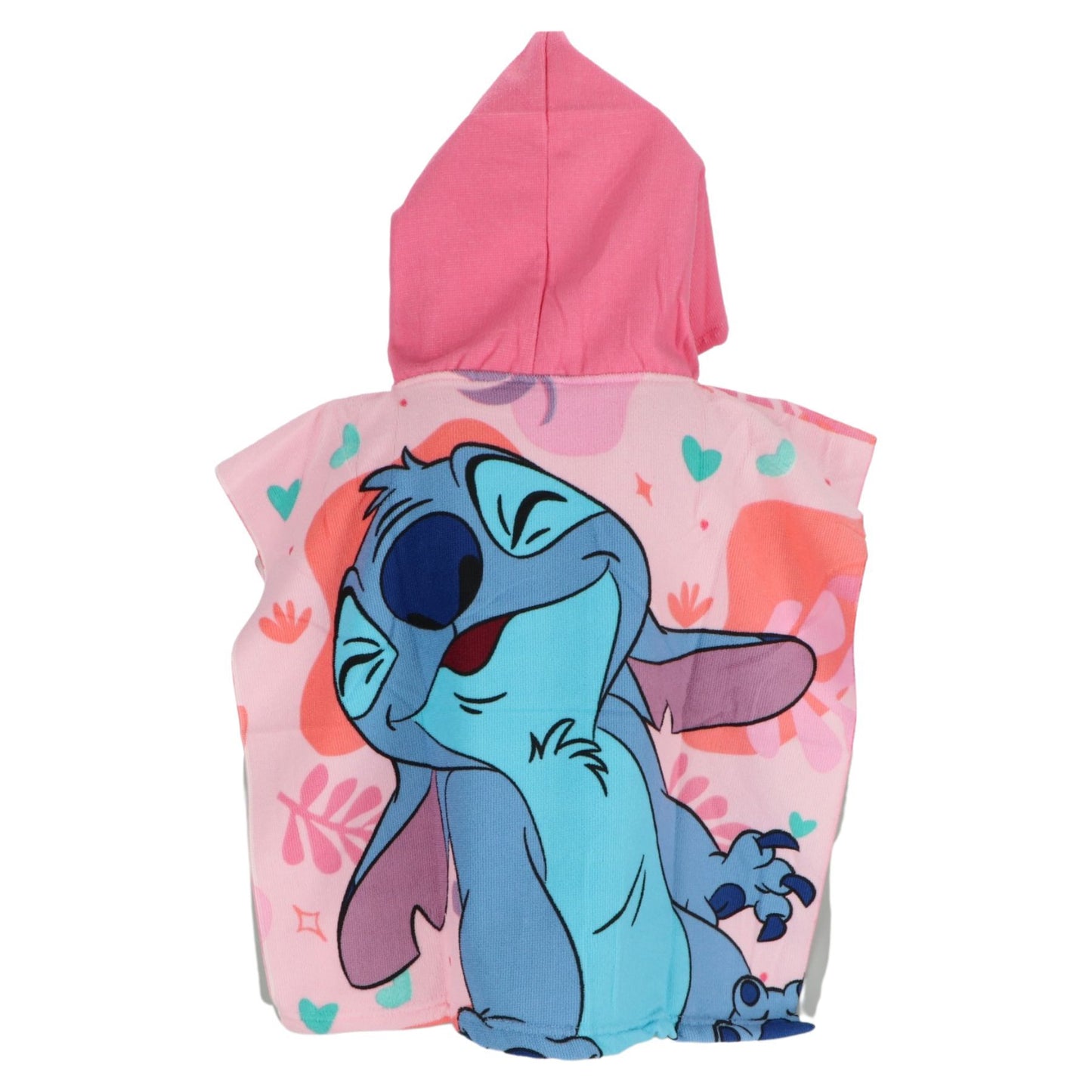 Lilo & Stitch Poncho für Kinder – Praktischer Mikrofaser Poncho 100x55 cm
