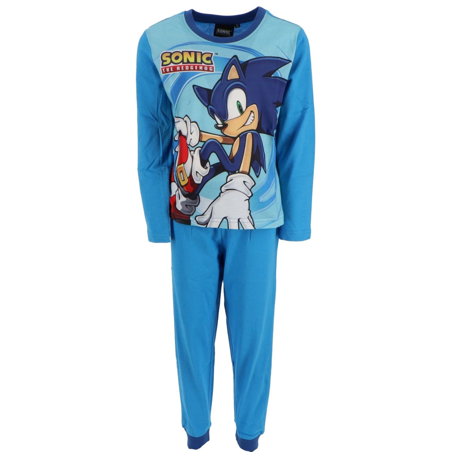 Sonic der Hedgehog Baumwoll-Pyjama – Bequemer Schlafanzug und Nachtwäsche für Kinder