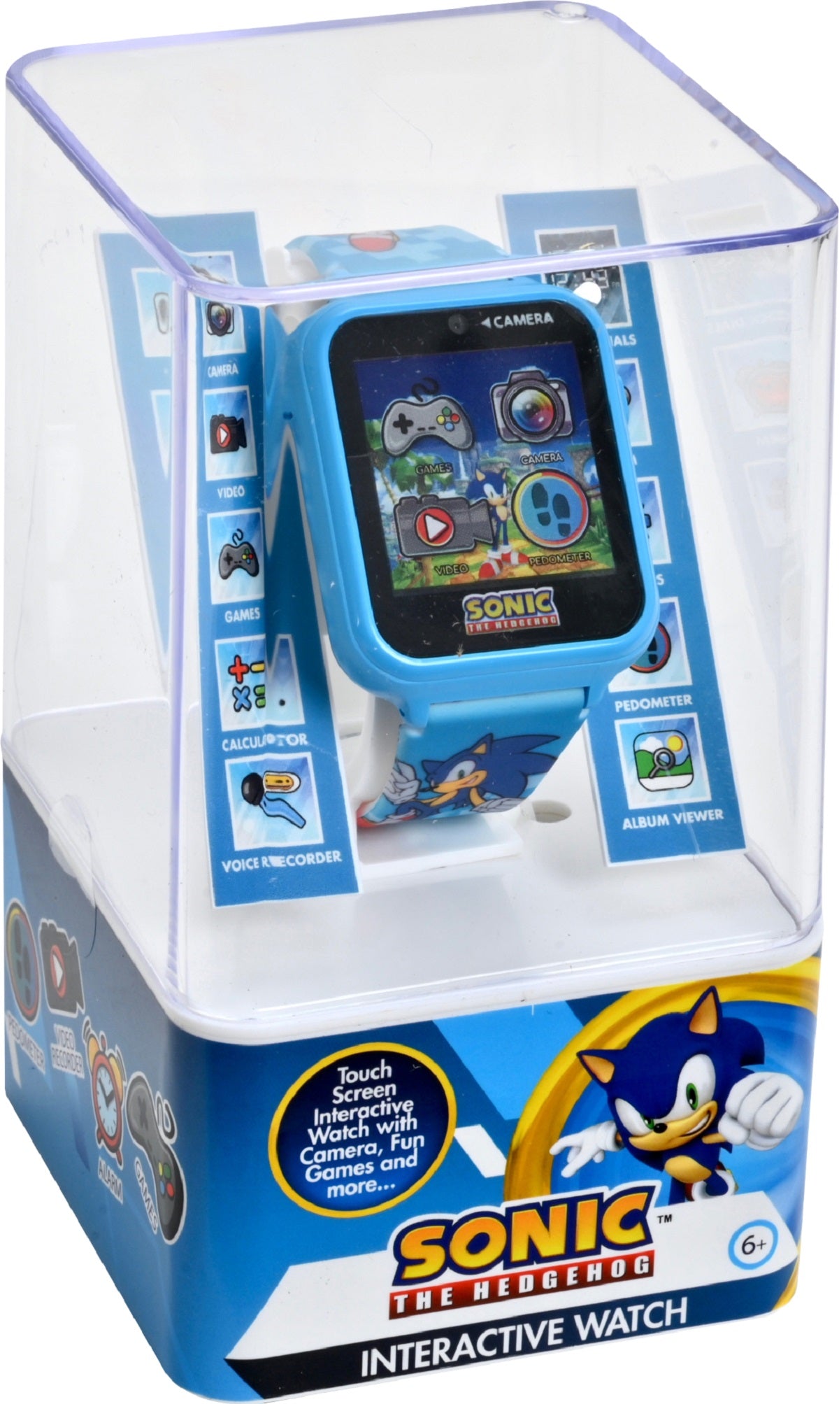 Sonic Interaktive Armbanduhr – Coole Kinderuhr mit Funktionen und Sonic-Design