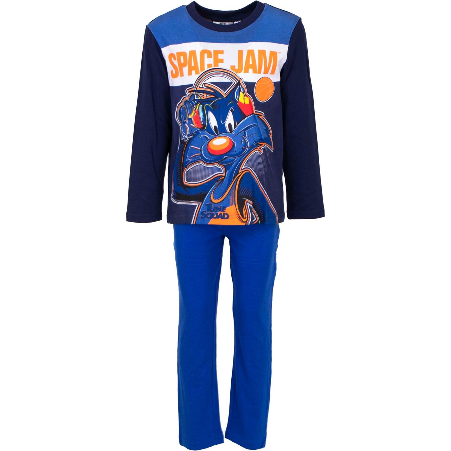 Space Jam Schlafoutfit Schlafanzug aus Baumwolle Pyjama-Set für Kinder