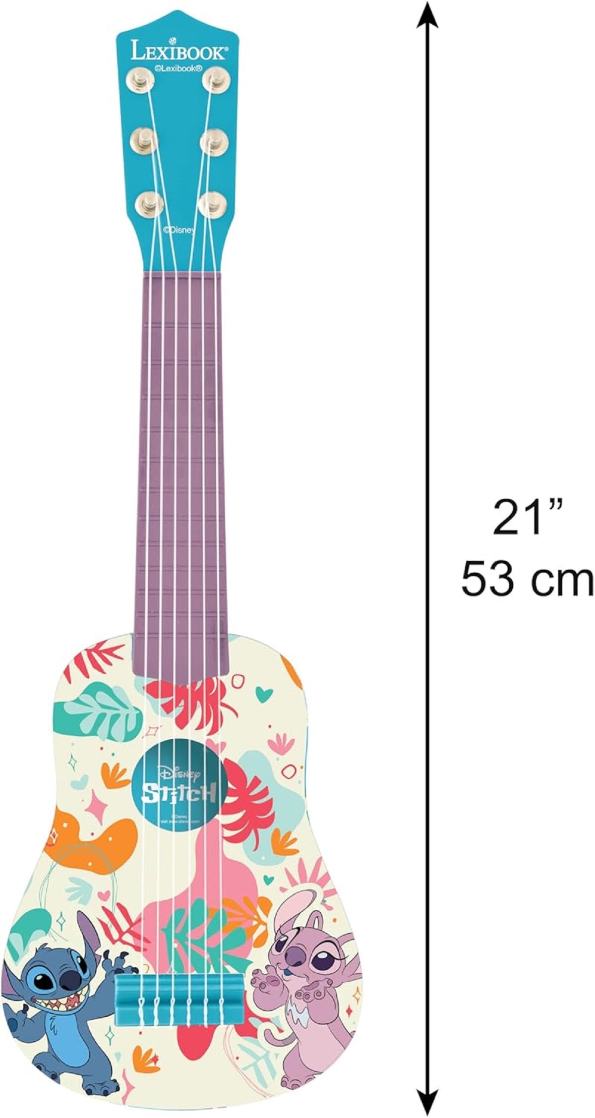 Lilo & Stitch Gitarre 53 cm groß für Kinder