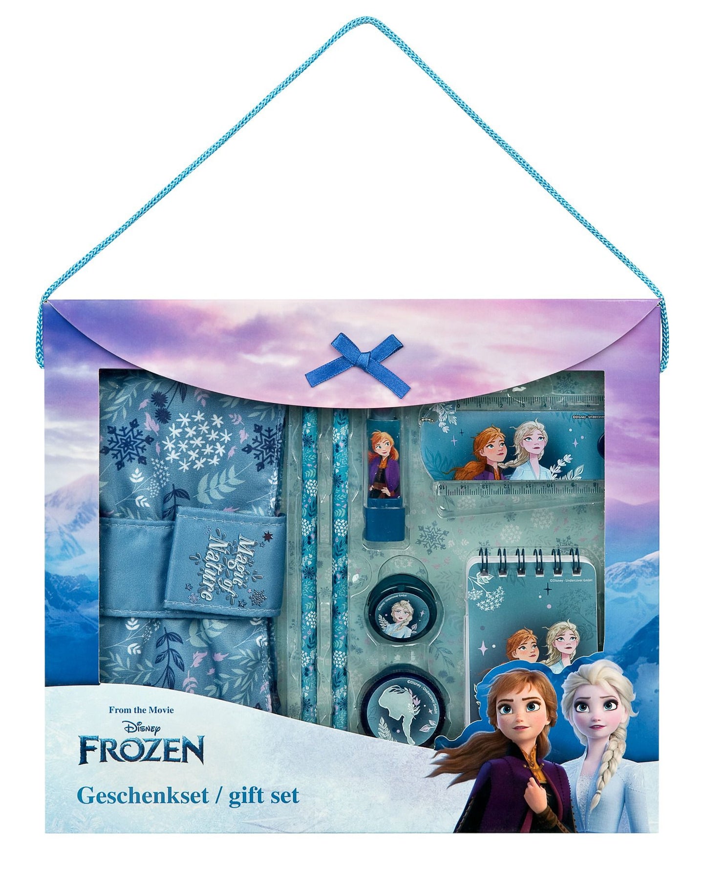 Disney Frozen Schreibwaren Set – 8-teiliges Geschenkset für Kinder