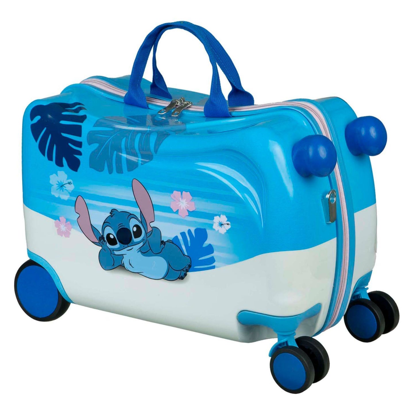Lilo & Stitch Ride-on Trolley – Kinderkoffer mit Sitzfunktion und süßem Disney-Design