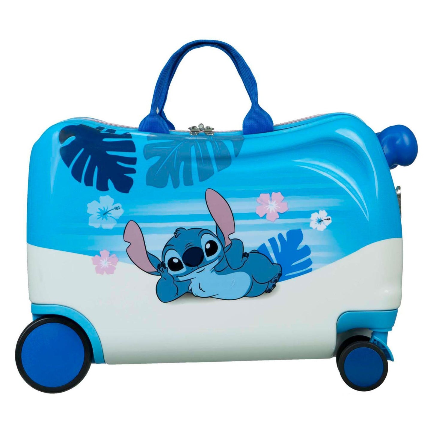Lilo & Stitch Ride-on Trolley – Kinderkoffer mit Sitzfunktion und süßem Disney-Design