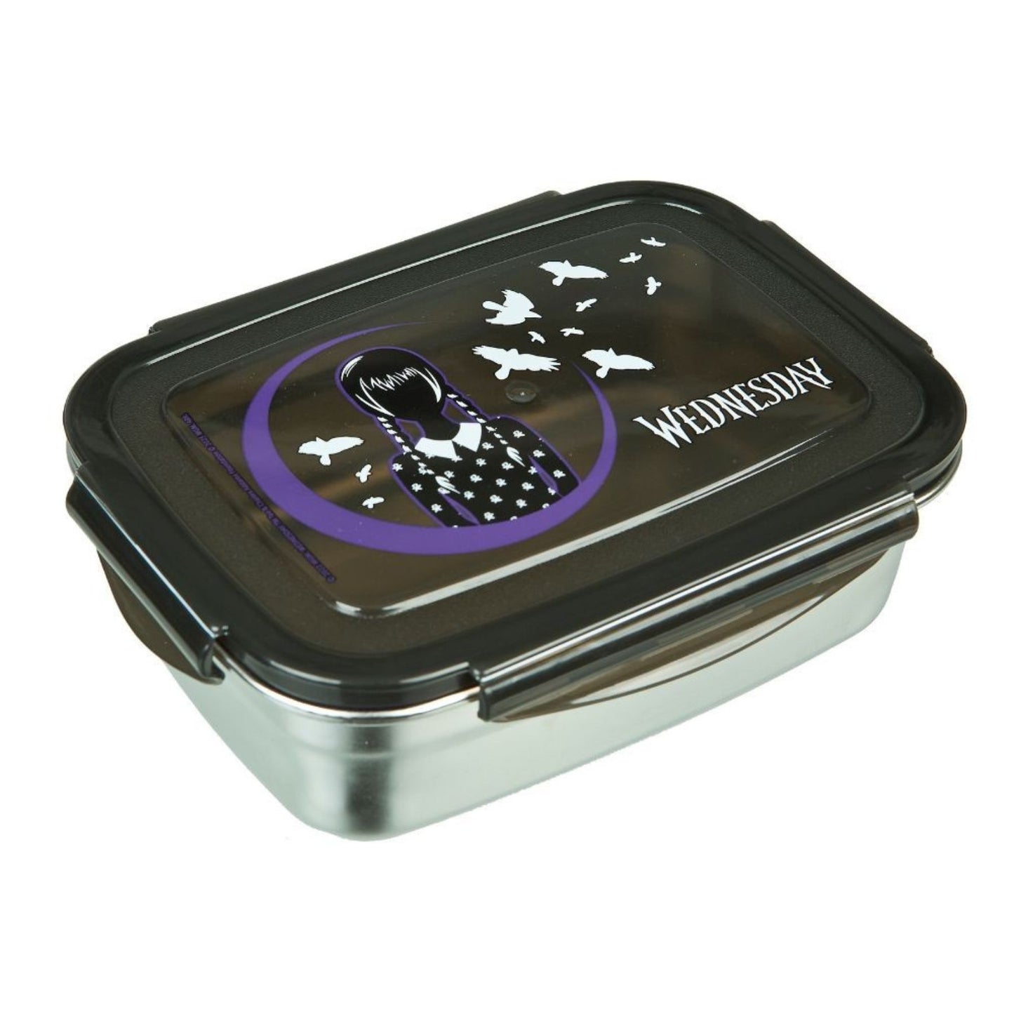 Wednesday Edelstahl Lunchbox 550 ml für Schule Ausflüge und Alltag