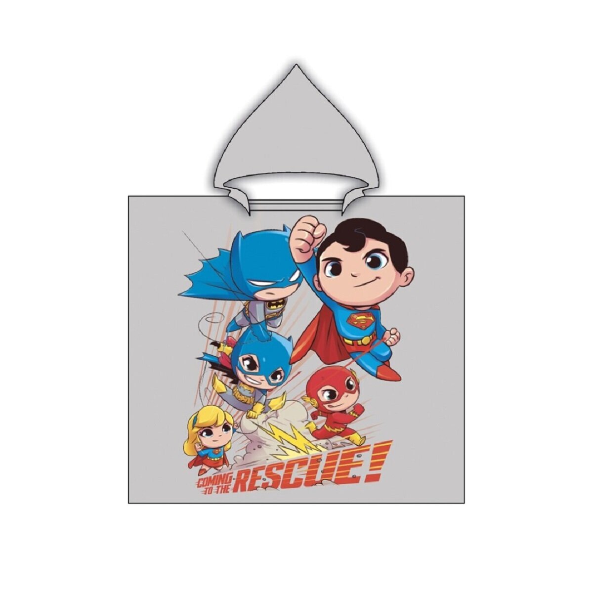 DC Comics Badeponcho für Kinder – Kuschelig & schnelltrocknend, 55x110 cm