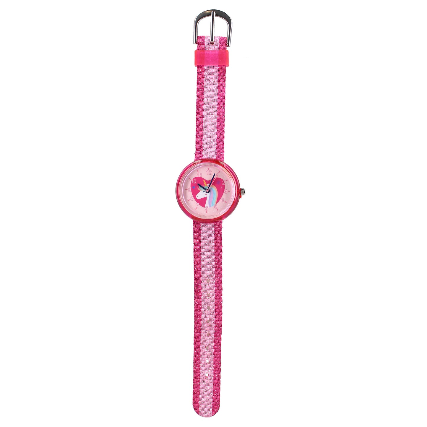 Prêt Kids Time! Kinderuhr – Einhorn-Design, Glitzer-Armband & verstellbarer Verschluss