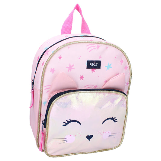 Prêt Rucksack Giggle – Süßer Kinder-Rucksack mit Katzengesicht