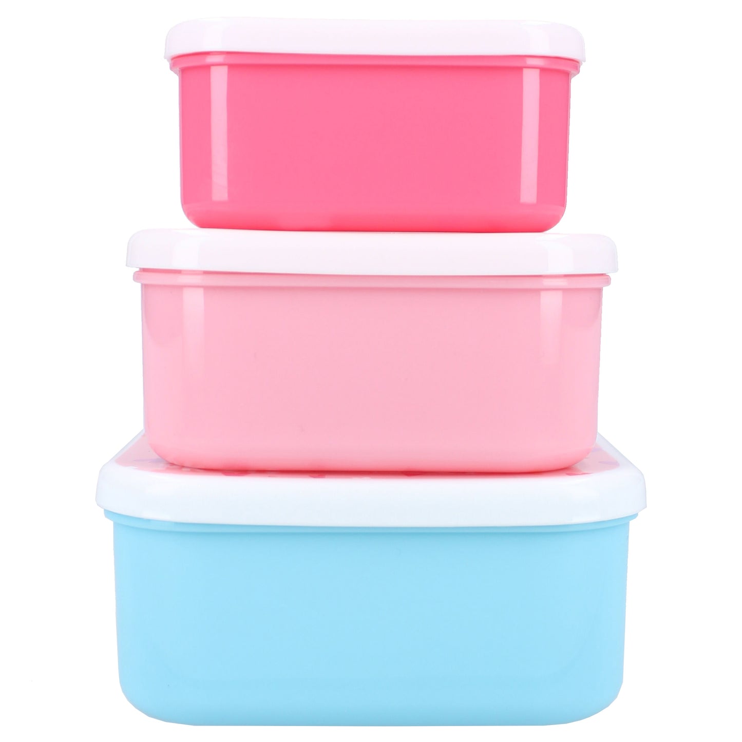 Prêt Snackbox Lunchbox 3-in-1 – Einhorn Design, stapelbare Behälter für Kinder