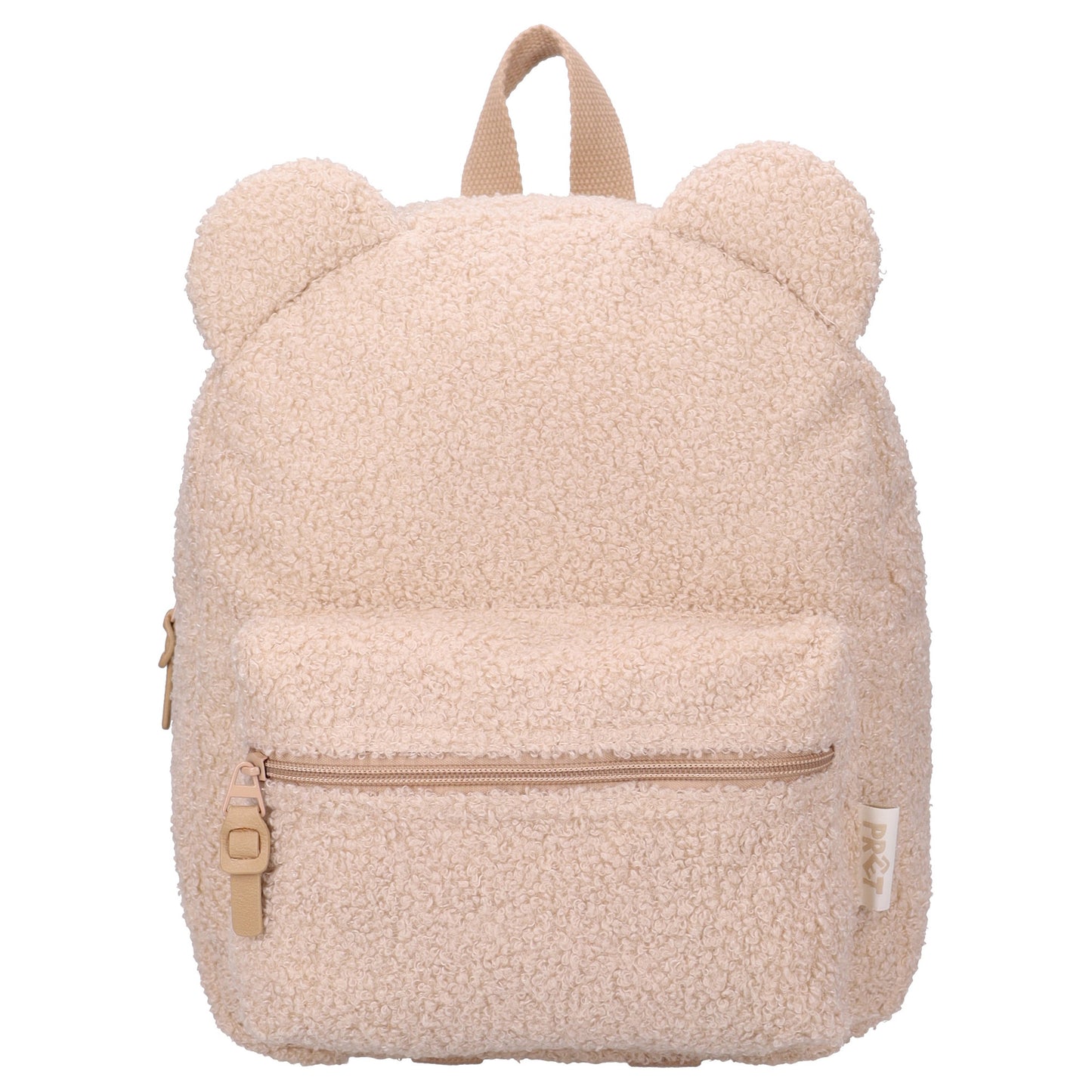 Prêt Rucksack 3D Ridge And Row Beiger Kinder Rucksack aus Rippstoff 31x26x9 cm