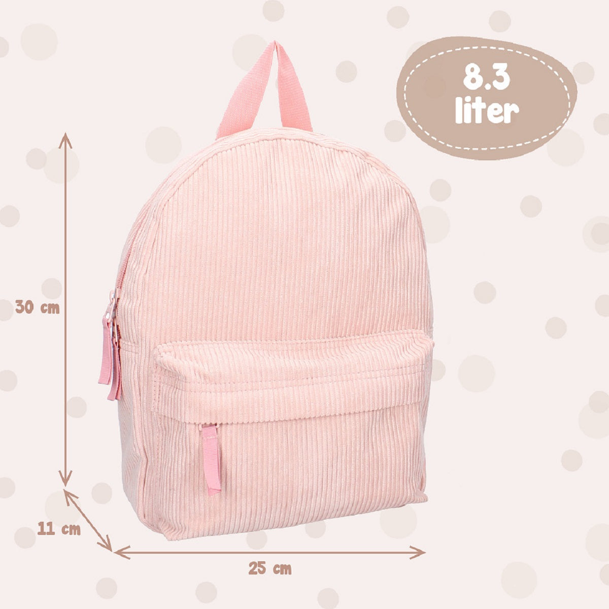 Prêt Rucksack für Schule & Freizeit – Verstellbare Gurte & weicher Stoff