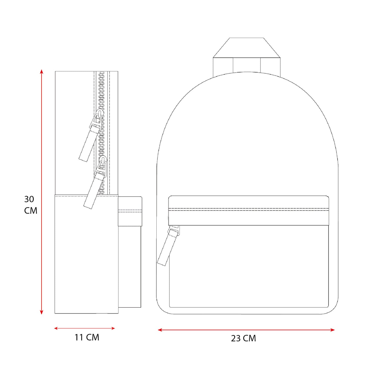 Prêt Rucksack für Schule & Freizeit – Verstellbare Gurte & weicher Stoff