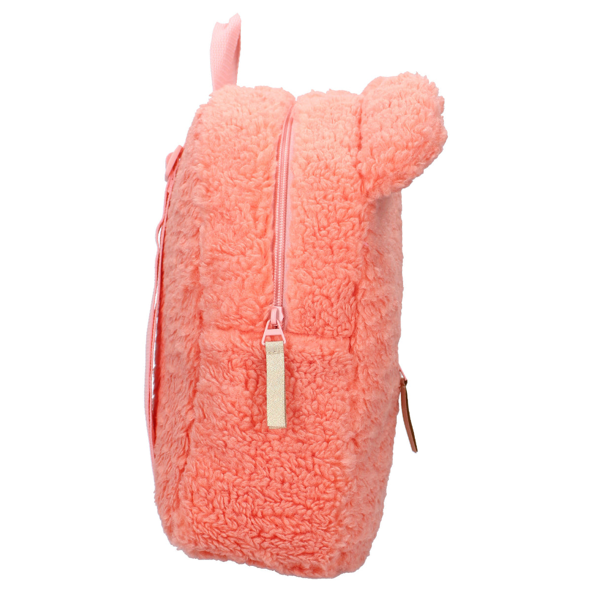 Prêt Kinderrucksack Teddy – Weicher Tagesrucksack in Peach mit verstellbaren Trägern