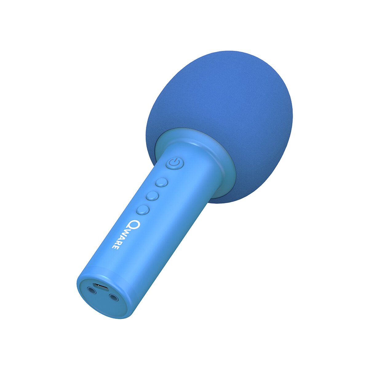 Qware Kabelloses Karaoke Mikrofon mit Bluetooth & Lautsprecher