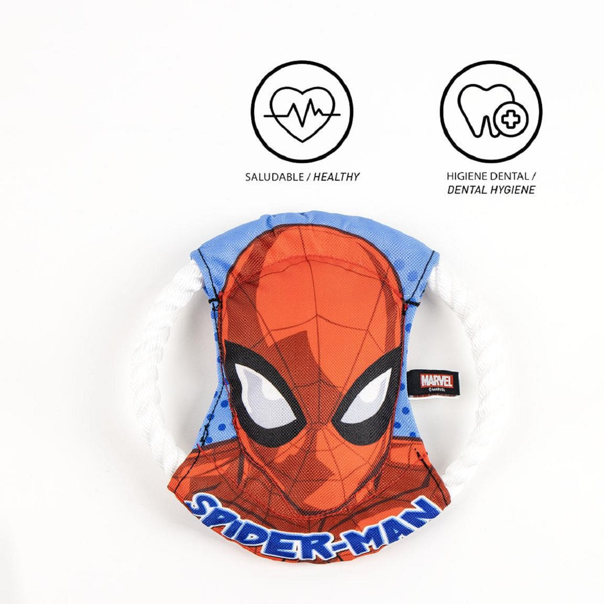Spiderman Hundespielzeug – Zahnseil für aktiven Spielspaß