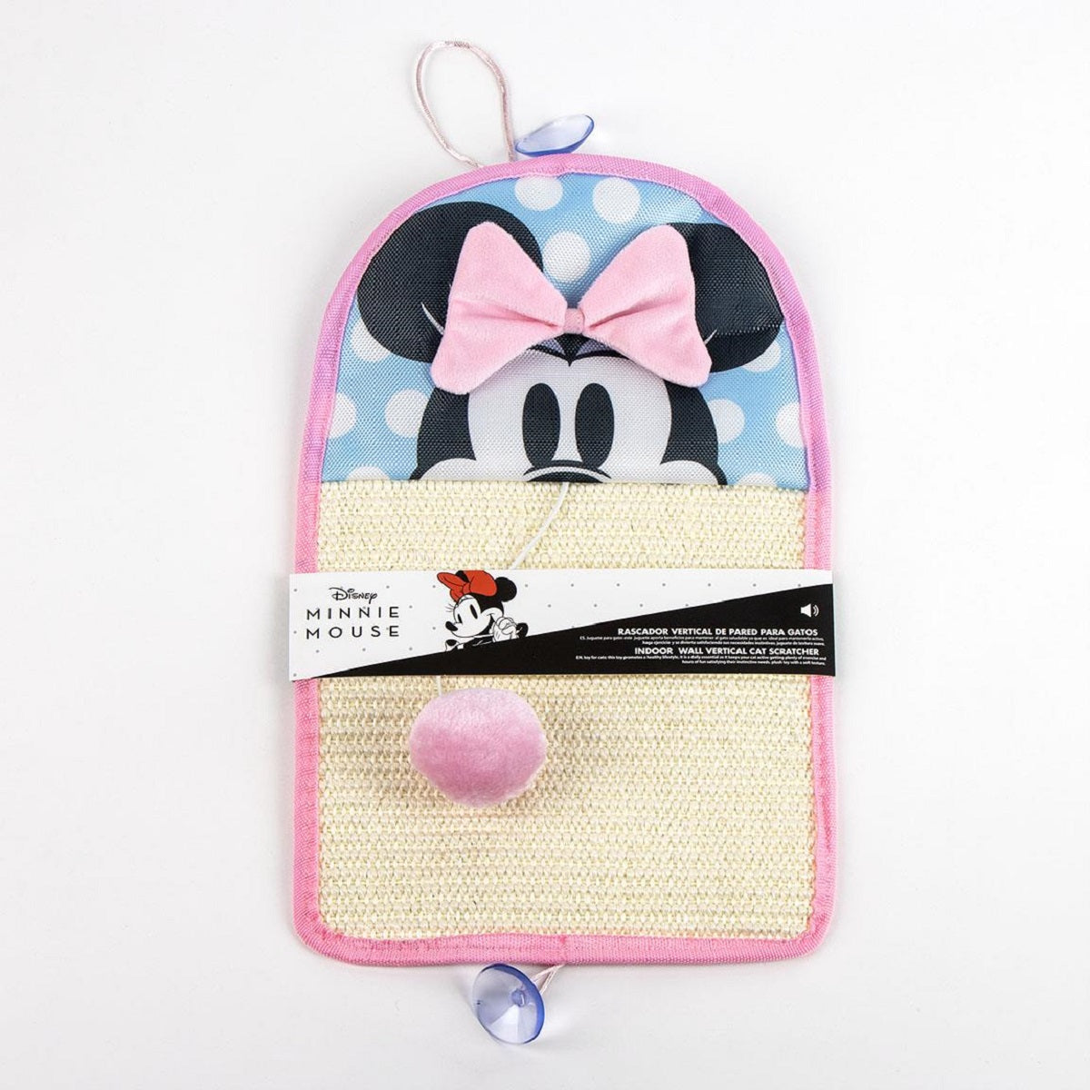 Disney Minnie Mouse Kompakte Katzen-Kratzwand – Platzsparend & ideal zur Wandmontage