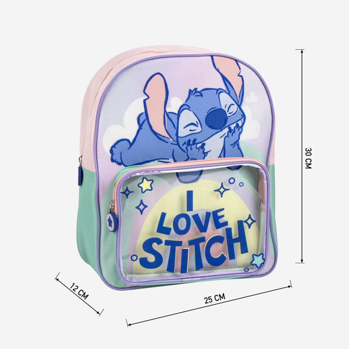 Lilo & Stitch Kinder Rucksack leicht - Kinderrucksack für Kindergarten, Vorschule & Reisen