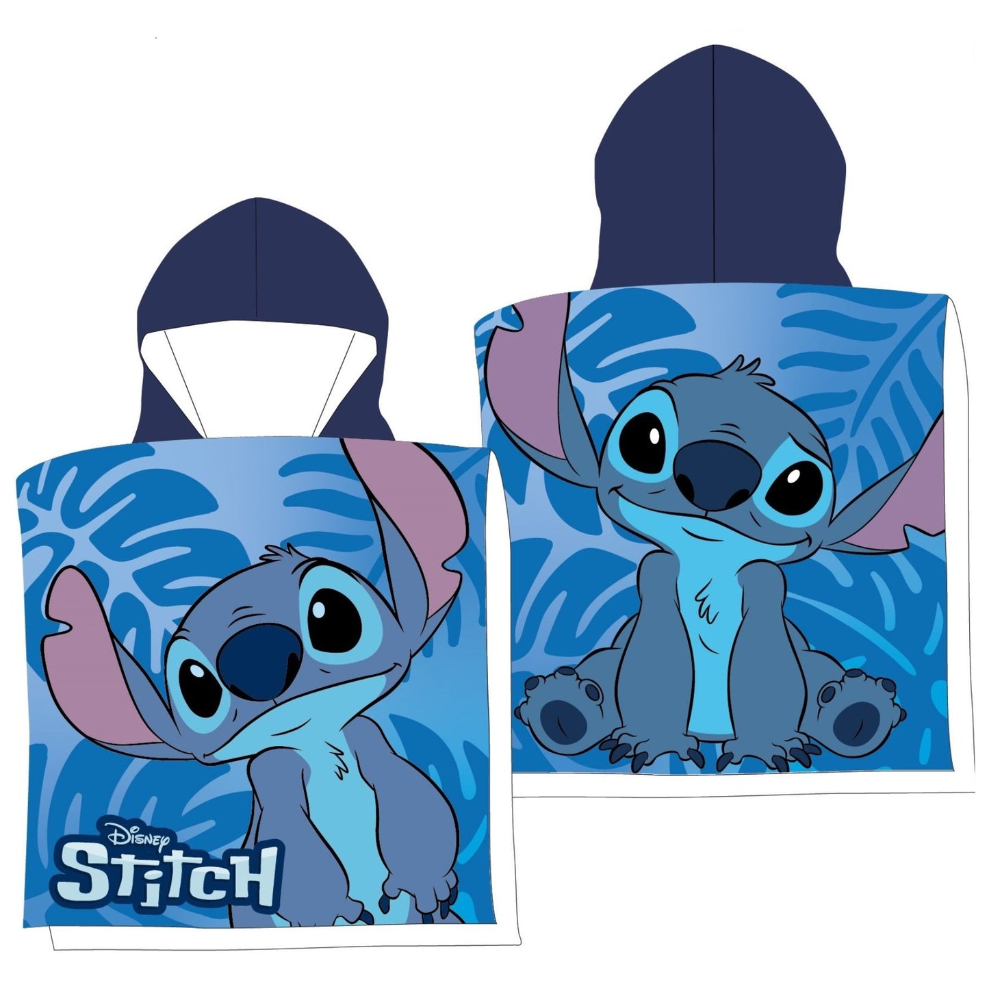 Lilo & Stitch Mikrofaser Poncho für Kinder – 100x55 cm OneSize