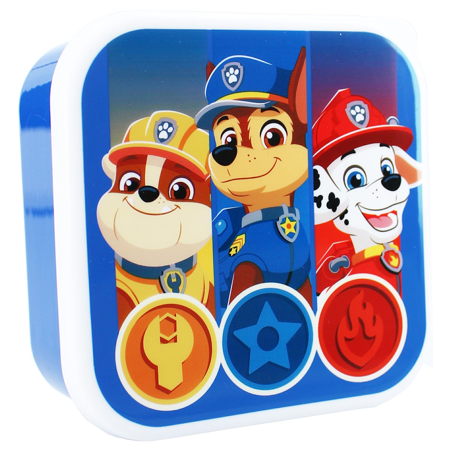 PAW Patrol Snackbox 3-in-1 – Brotdose Lunchbox Set für Schule & Kindergarten