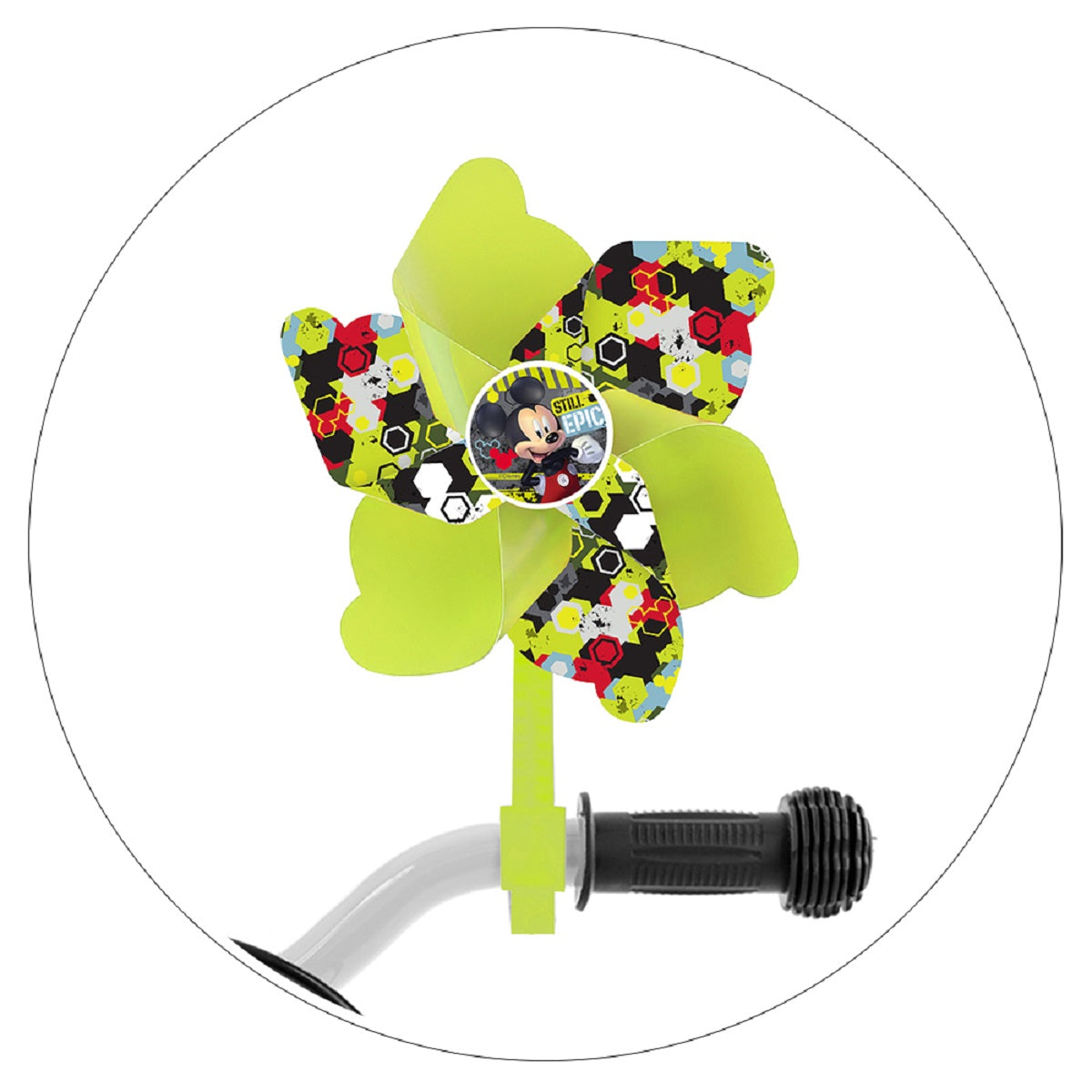Mickey Pinwheel – Einfach zu montierendes Windrad für Kinderfahrrad oder Roller
