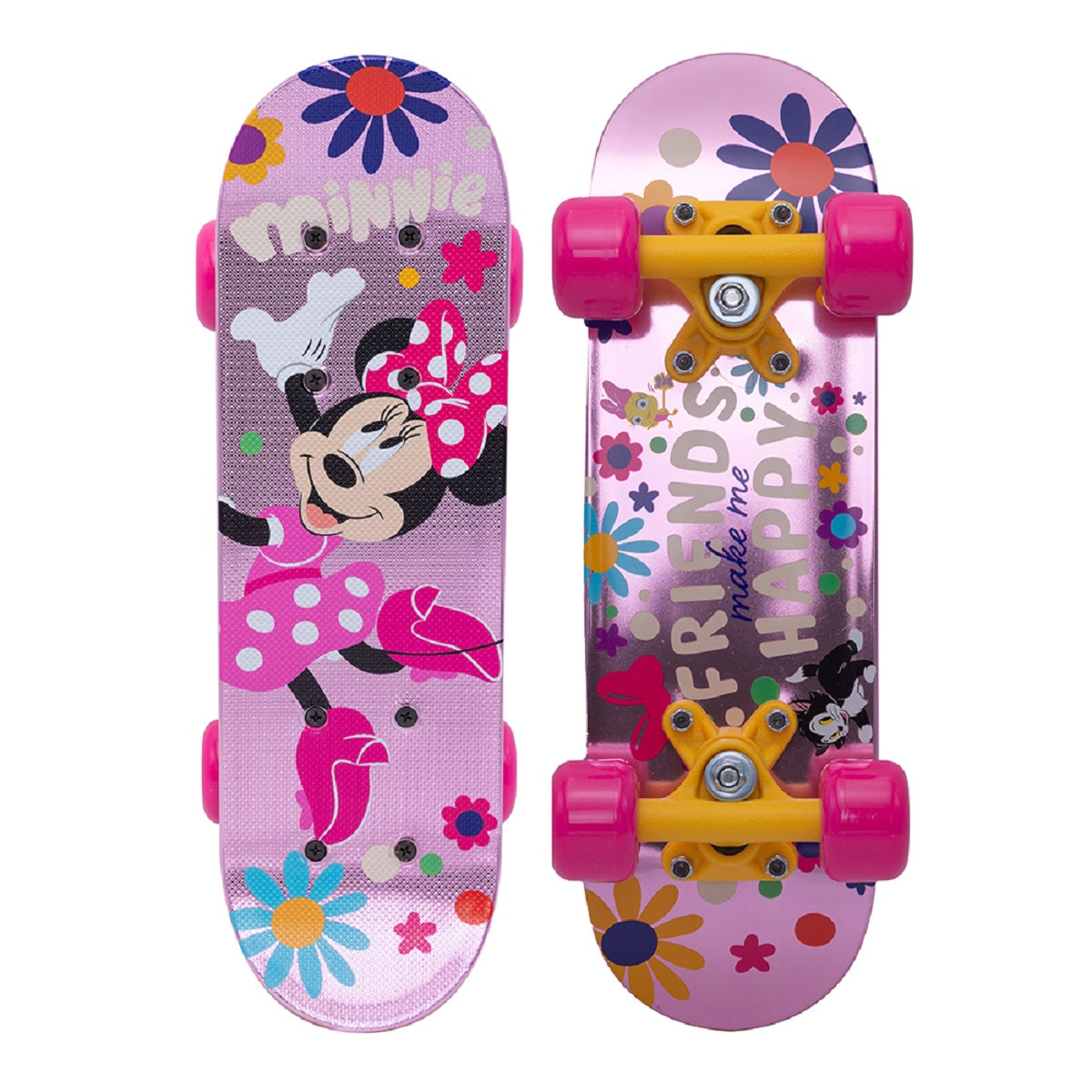 Disney Minnie Mouse 17 Zoll – Robustes Kinder Skateboard mit PVC-Rädern und PP Trucks