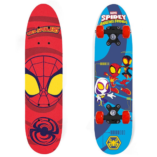 Spiderman Skateboard 24” aus Holz – 61 cm – bis 50 kg belastbar für Kinder