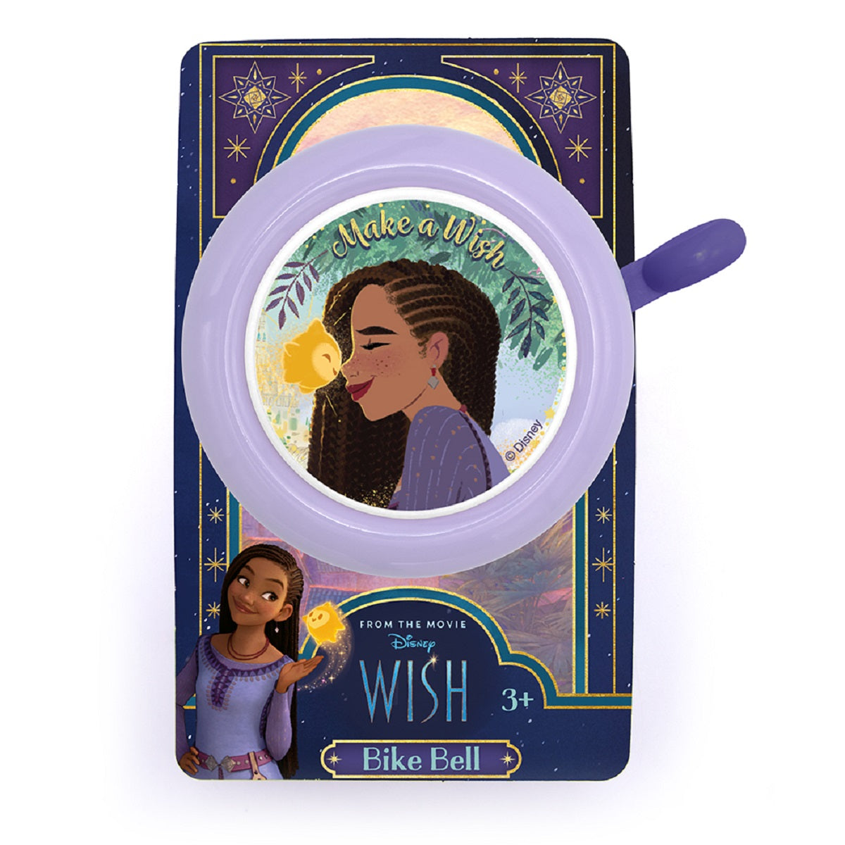 Disney Metal Bell Wish Hochwertige Klingel für Kinder mit Disney-Charakteren