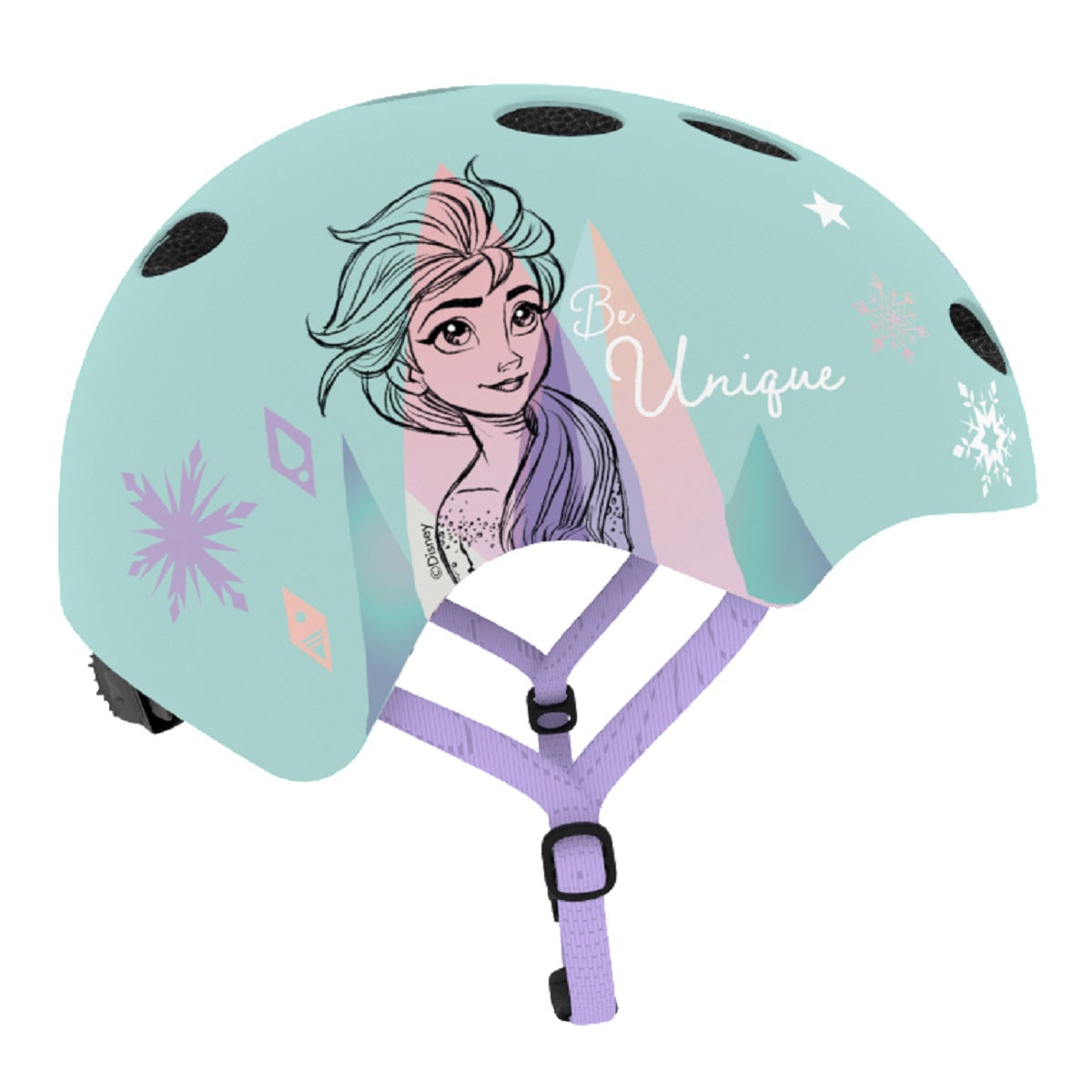 Disney Frozen Kinderhelm – Leichter Helm für Radfahren, Skaten und Scootern (52-56 cm)