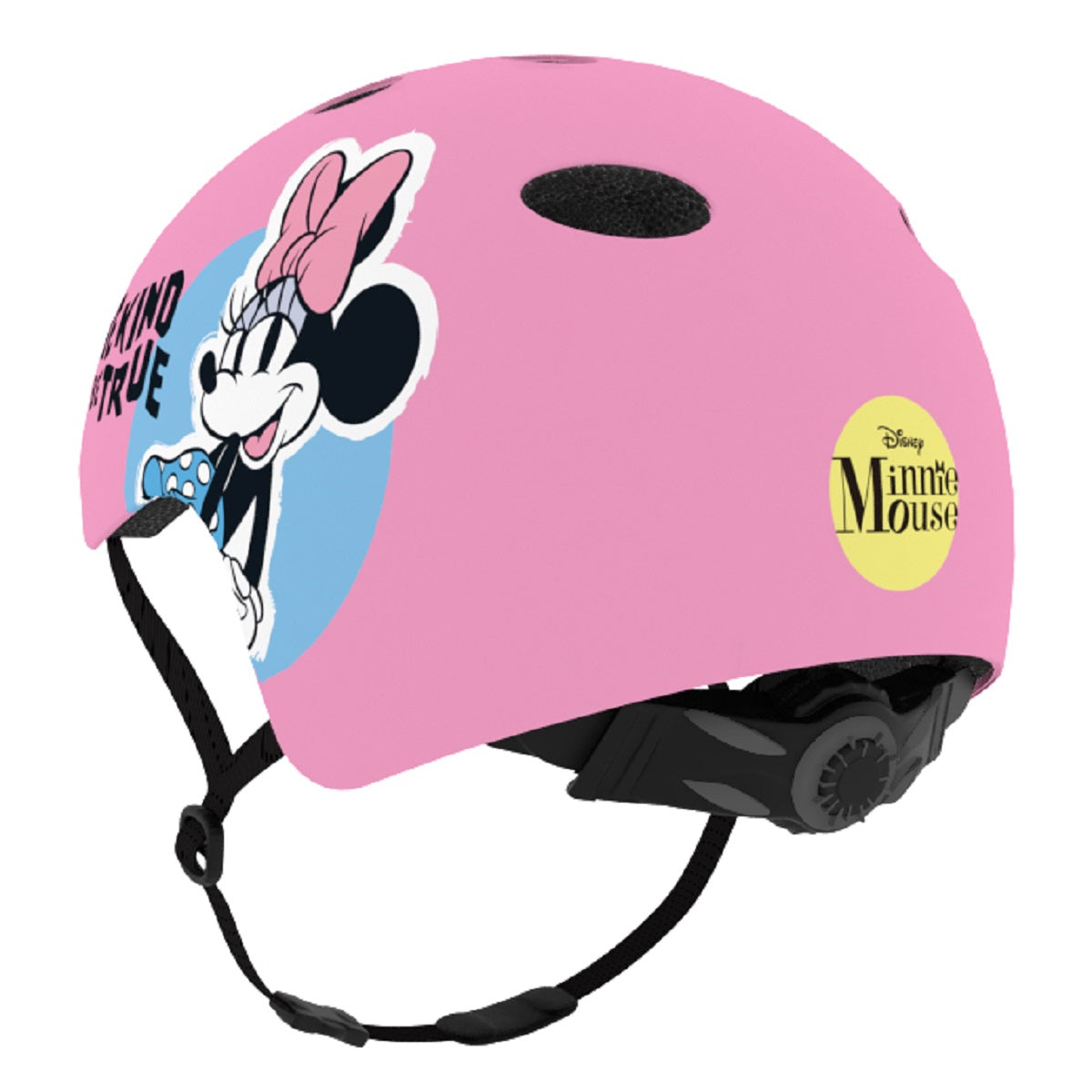 Disney Minnie Mouse Kinderhelm – Leichter Helm für Radfahren, Skaten und Scootern (52-56 cm)
