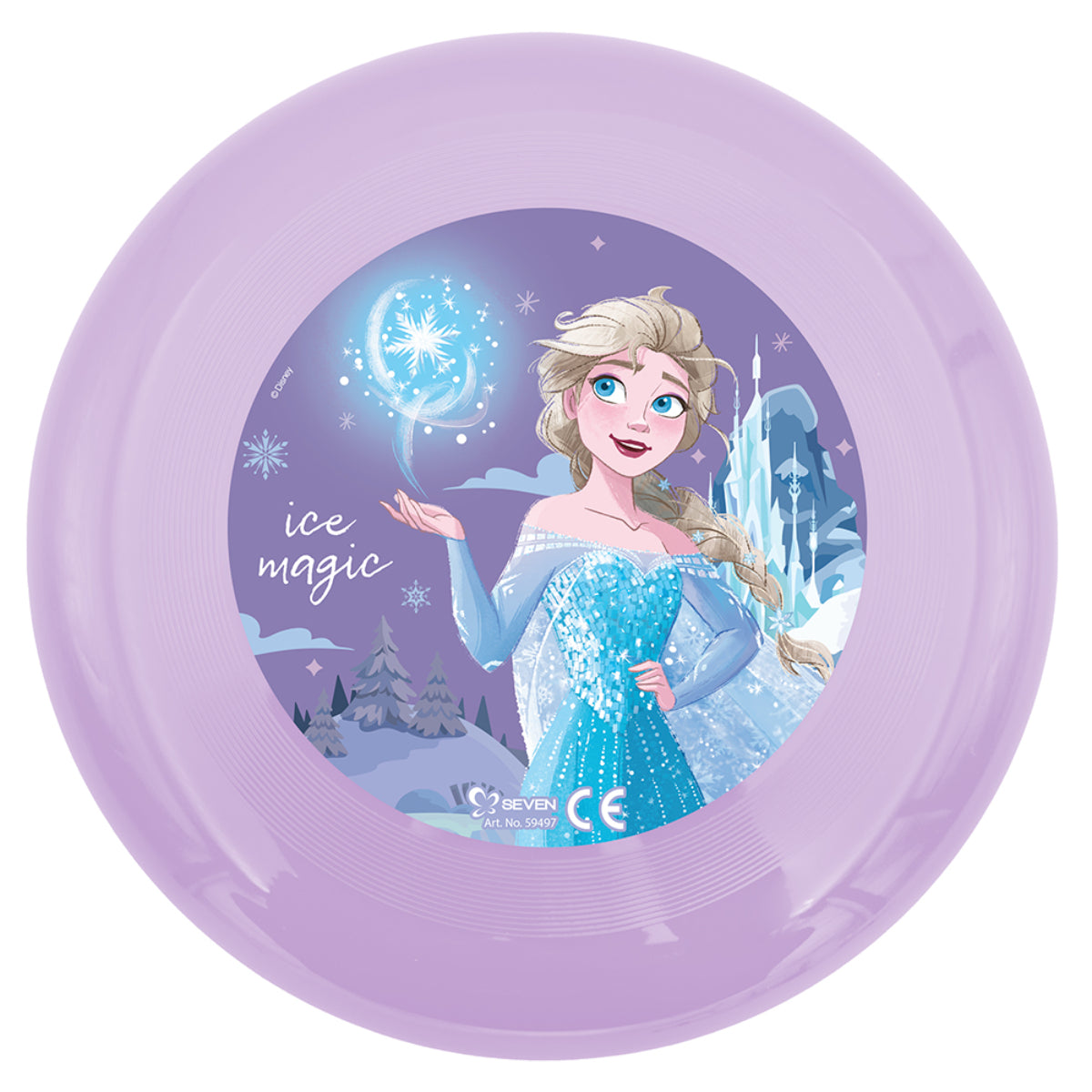 Disney Frozen Frisbee Wurfscheibe 23 cm leichtes Spielzeug für Freizeit Urlaub und Ausflüge