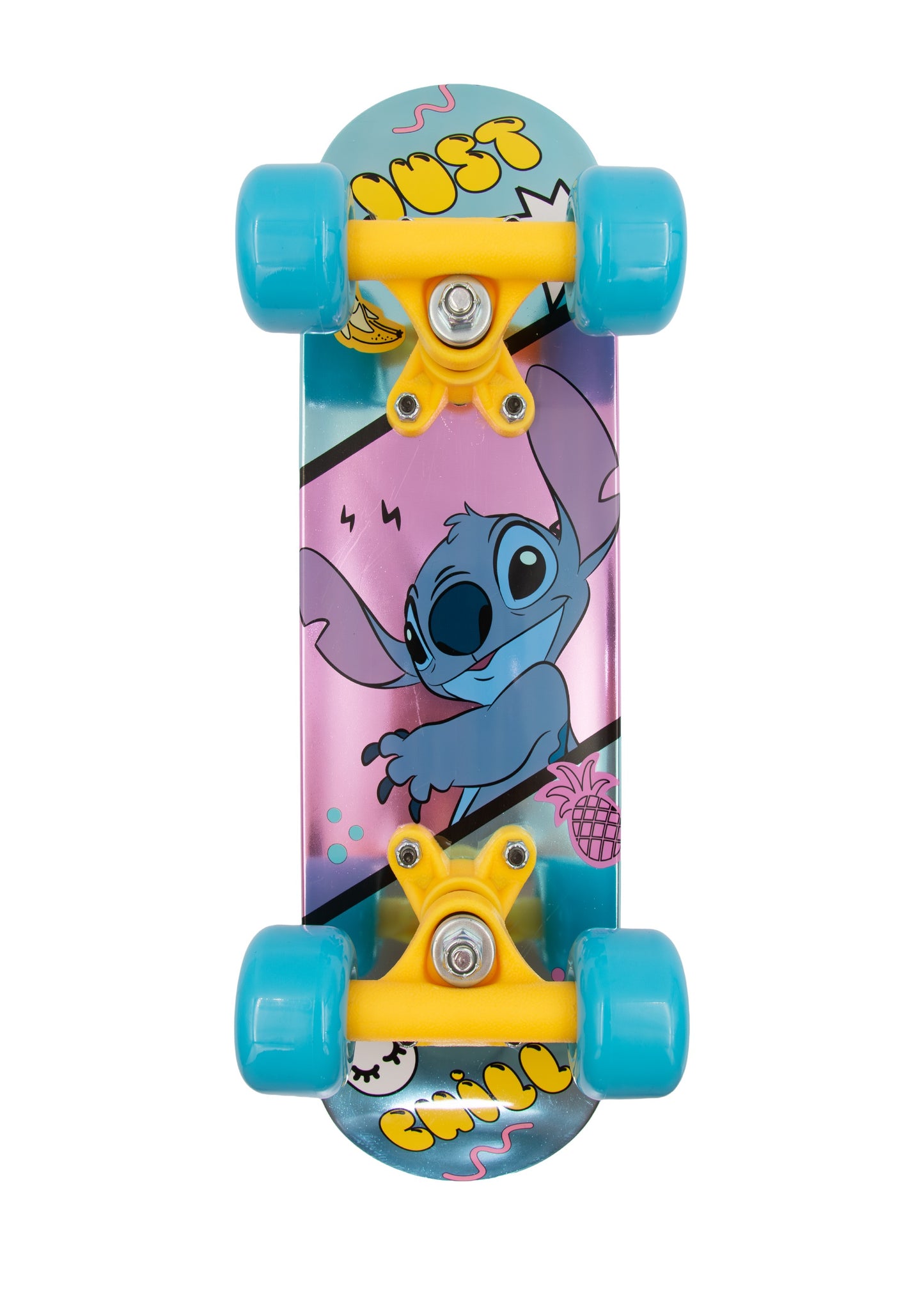 Lilo & Stitch Skateboard für Kinder 17 Zoll mit Stahlkugellagern & rutschfester Oberfläche Ideal für Anfänger