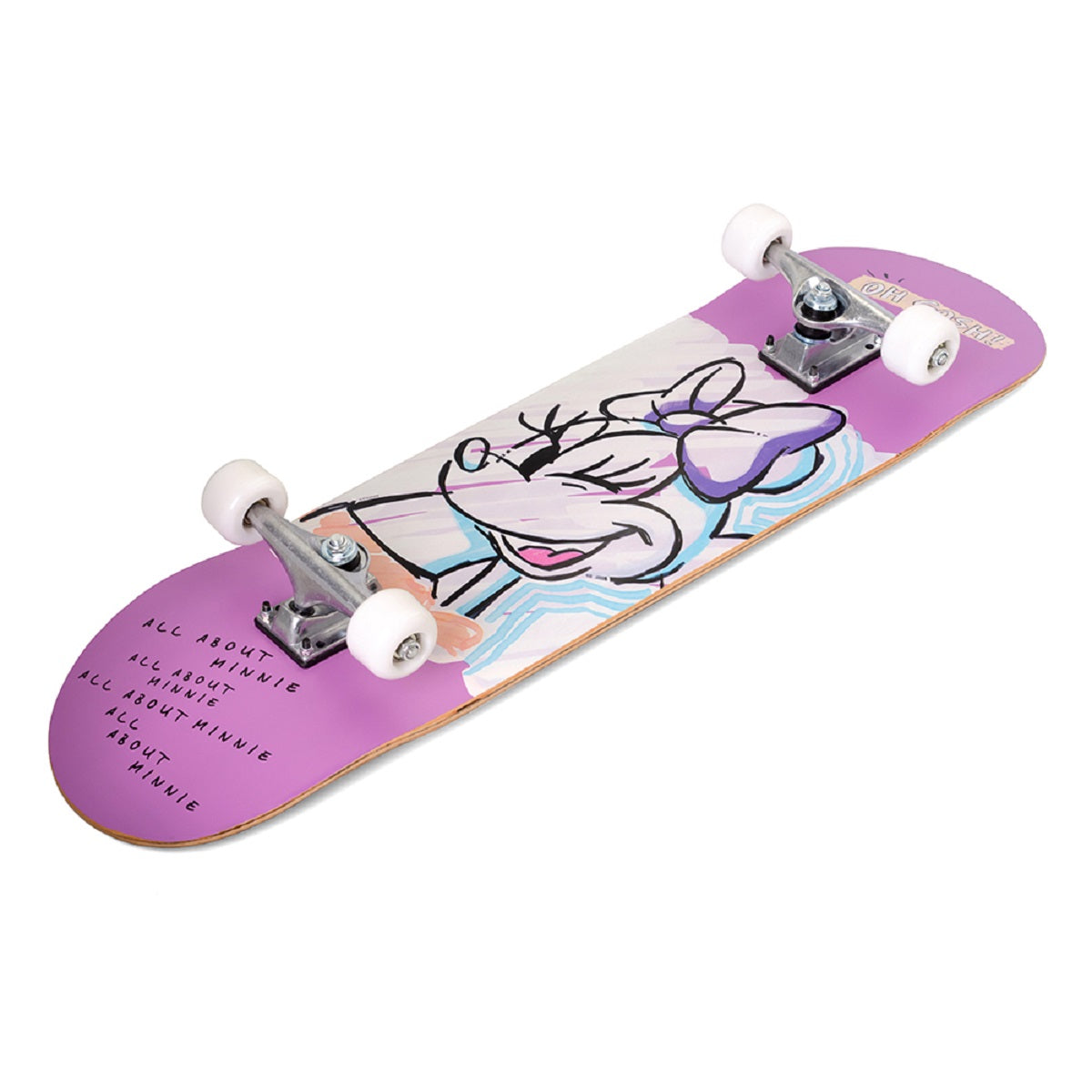 Disney Minnie Mouse Skateboard Perfekt für Gehwege & Parks 79x20x12 cm