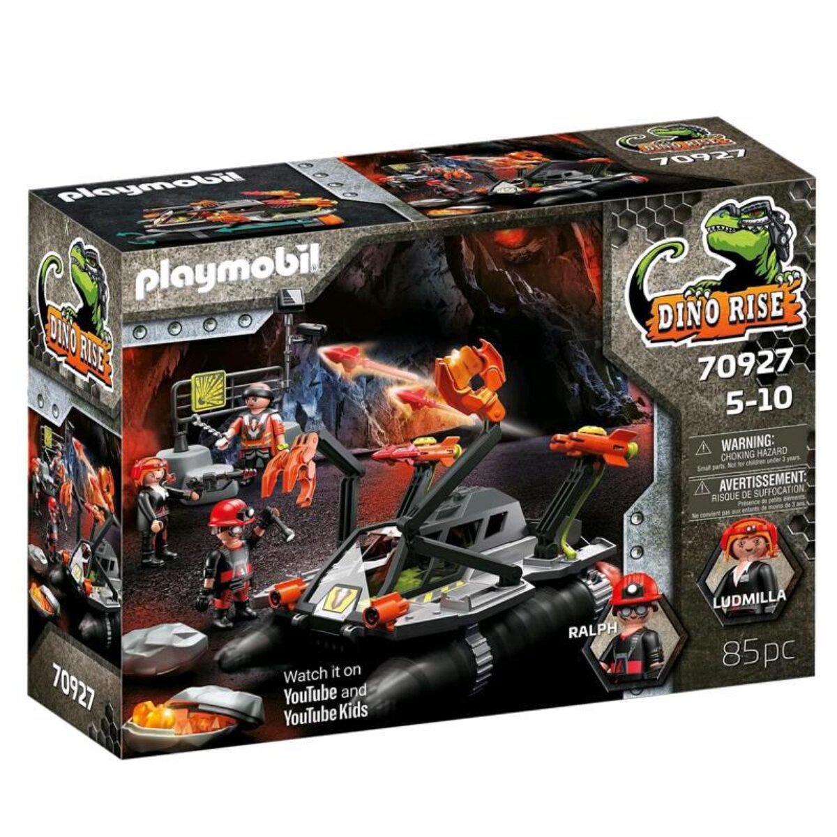 PLAYMOBIL 70927 – Dino Rise Comet Corp mit Figuren & Zubehör