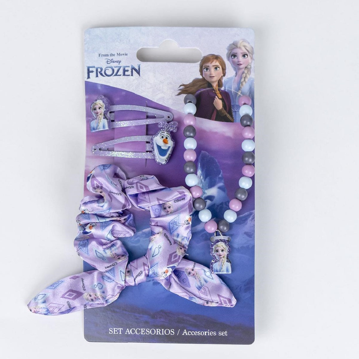 Disney Frozen Haar-Accessoire-Set für Kinder – Mit Haarband & Clip