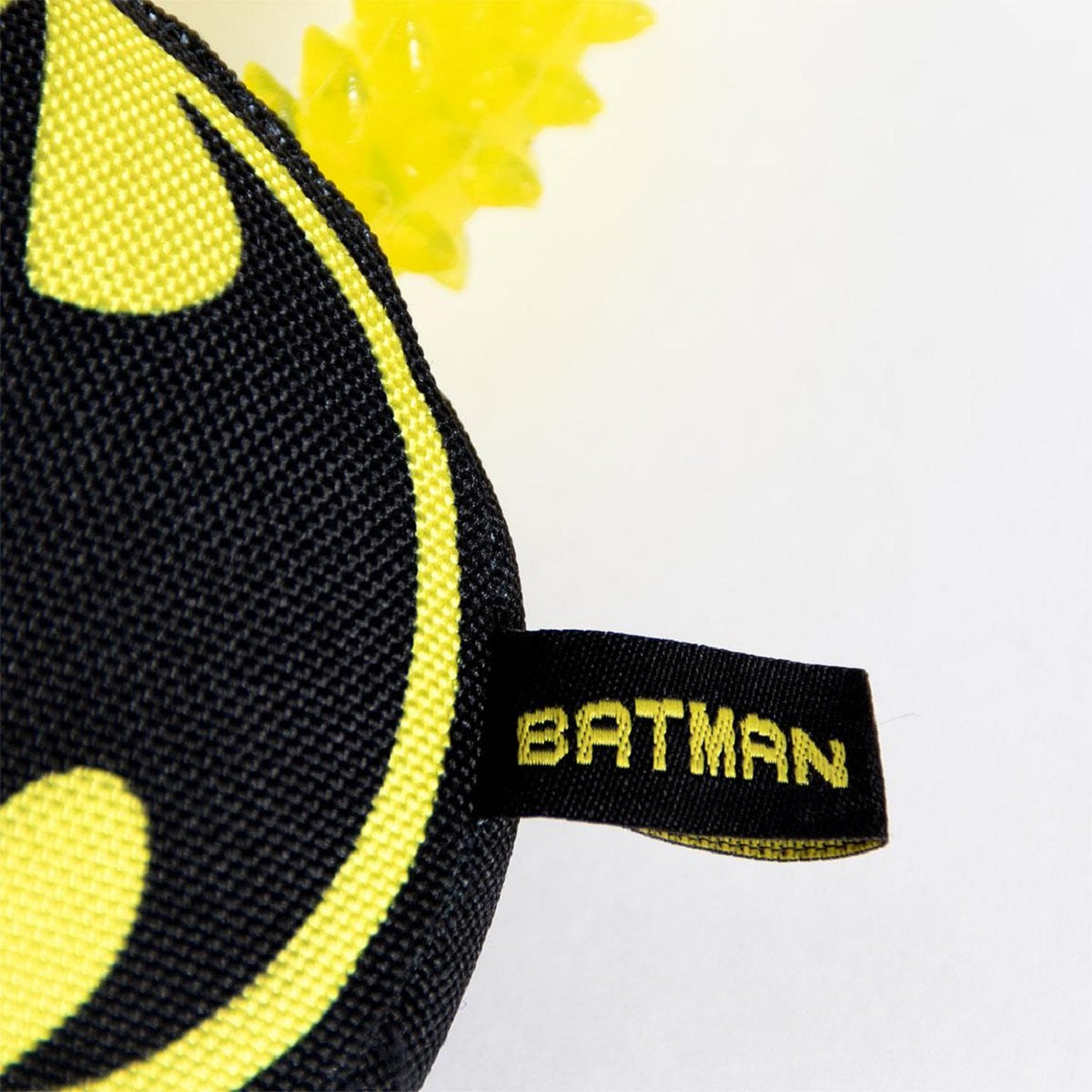 Batman Hundespielzeug – Beißring mit Quietscher & Zahnfleischmassage