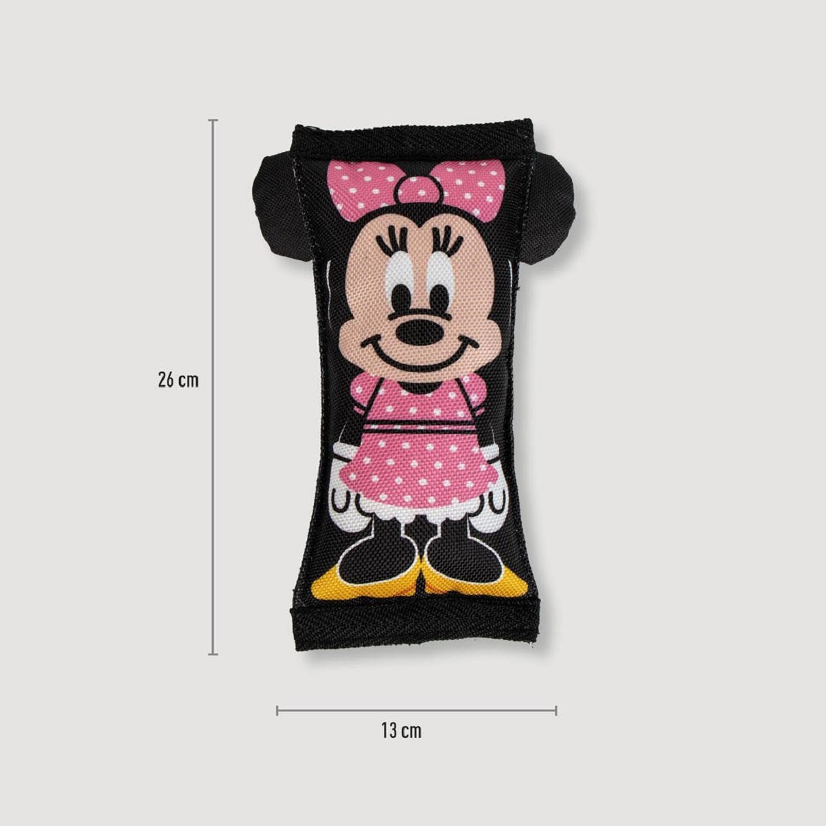 Disney Minnie Mouse Hundespielzeug mit Quietscher – Weiches Polyester für Spielspaß