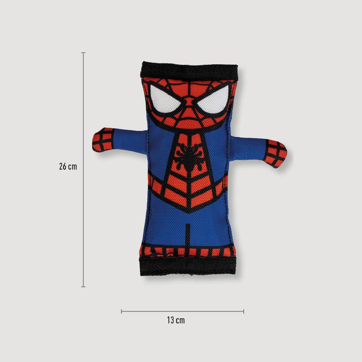 Spiderman Hundespielzeug mit Quietscher – Weiches Polyester für Spielspaß