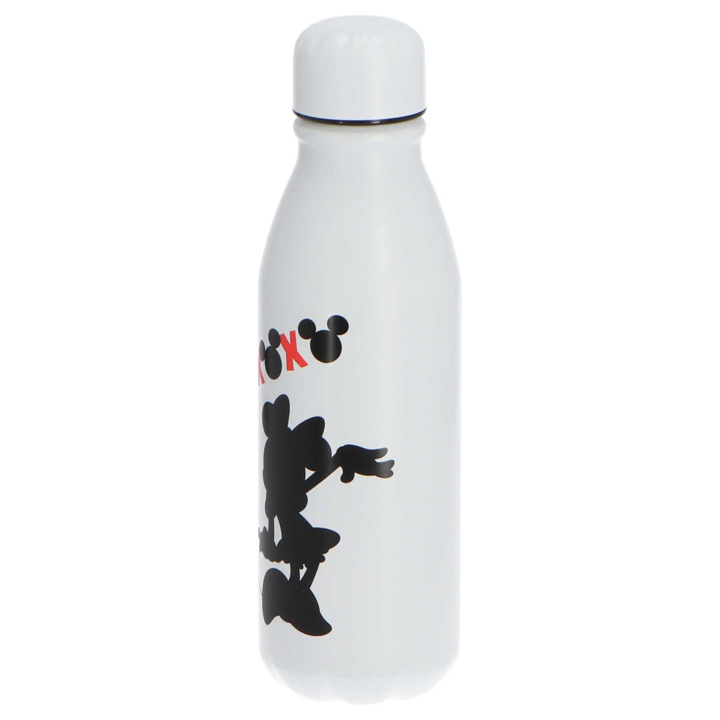 Minnie Mouse Trinkflasche Behälter für Getränke aus Aluminium 600 ml Volumen in Weiß