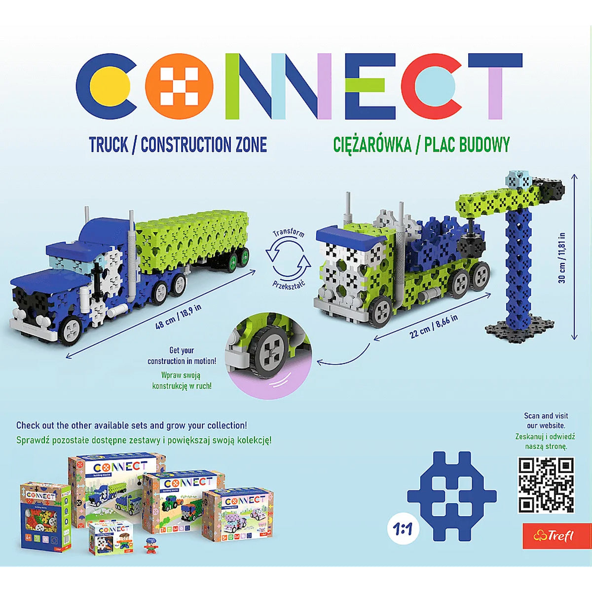 Connect Konstruktionsspielzeug für Kinder ab 5 Jahren