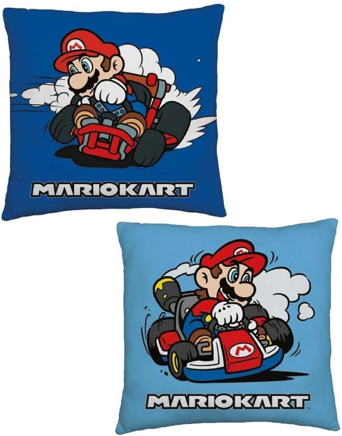 Mario Kart Kuschelkissen (1 Stk.) 40 x 40 cm aus Polyester